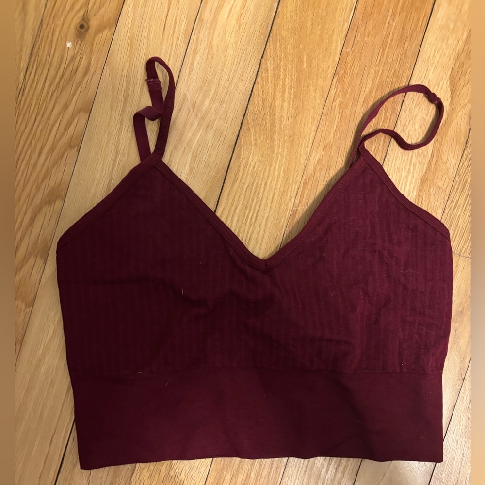 Fabletics Deep Red Activewear Set - Picture 3 of 5